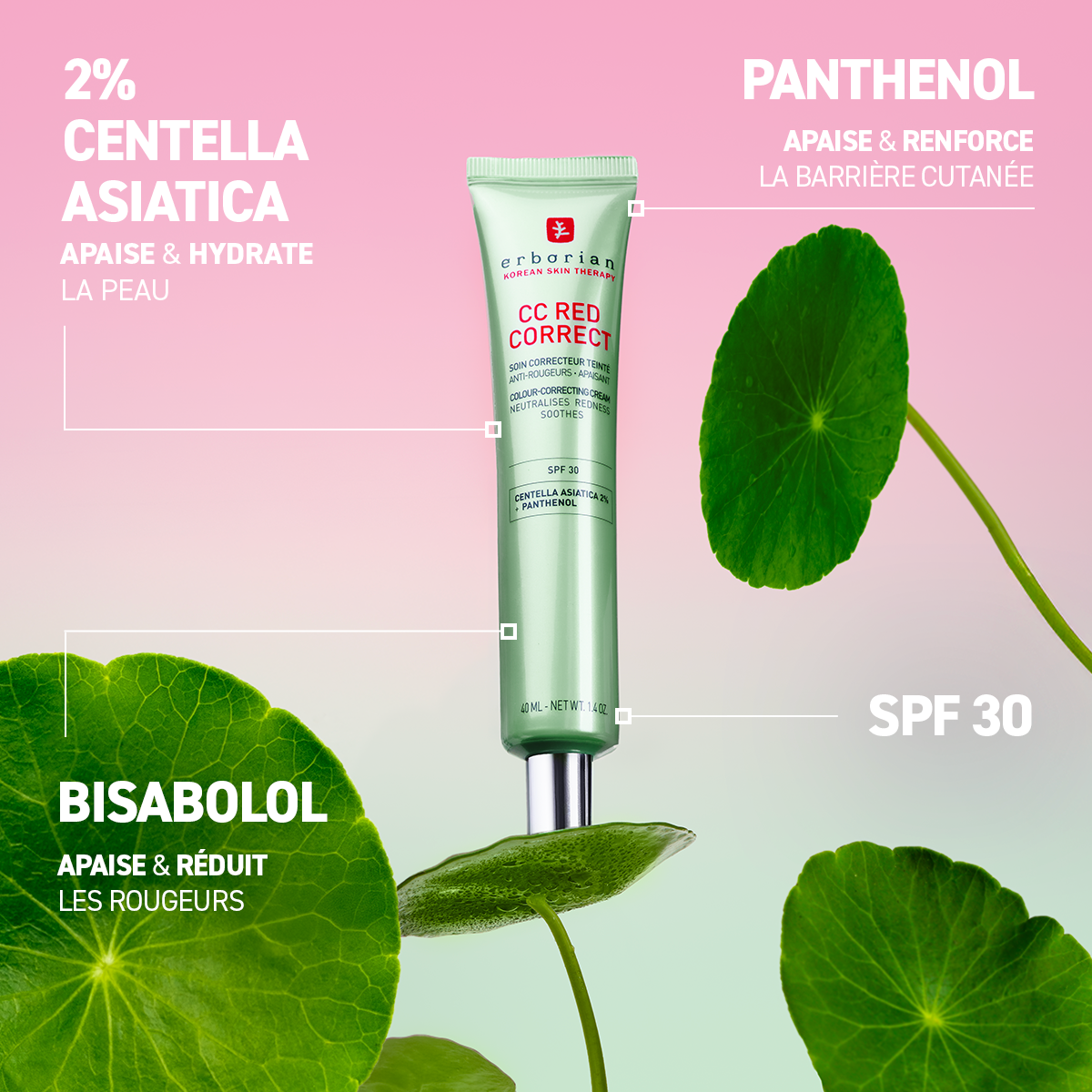 ERBORIAN CC RED CORRECT SPF30 15ML