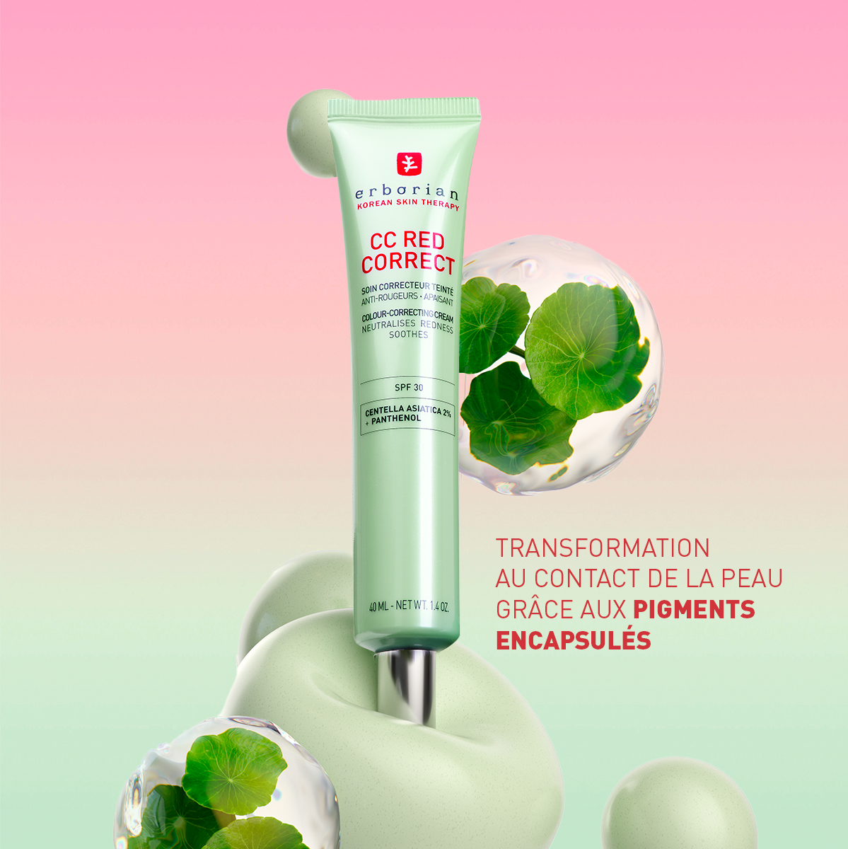 ERBORIAN CC RED CORRECT SPF30 40ML