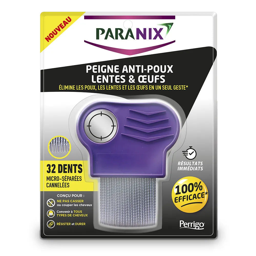 PARANIX PEIGNE ANTI-POUX LENTE&OEUF