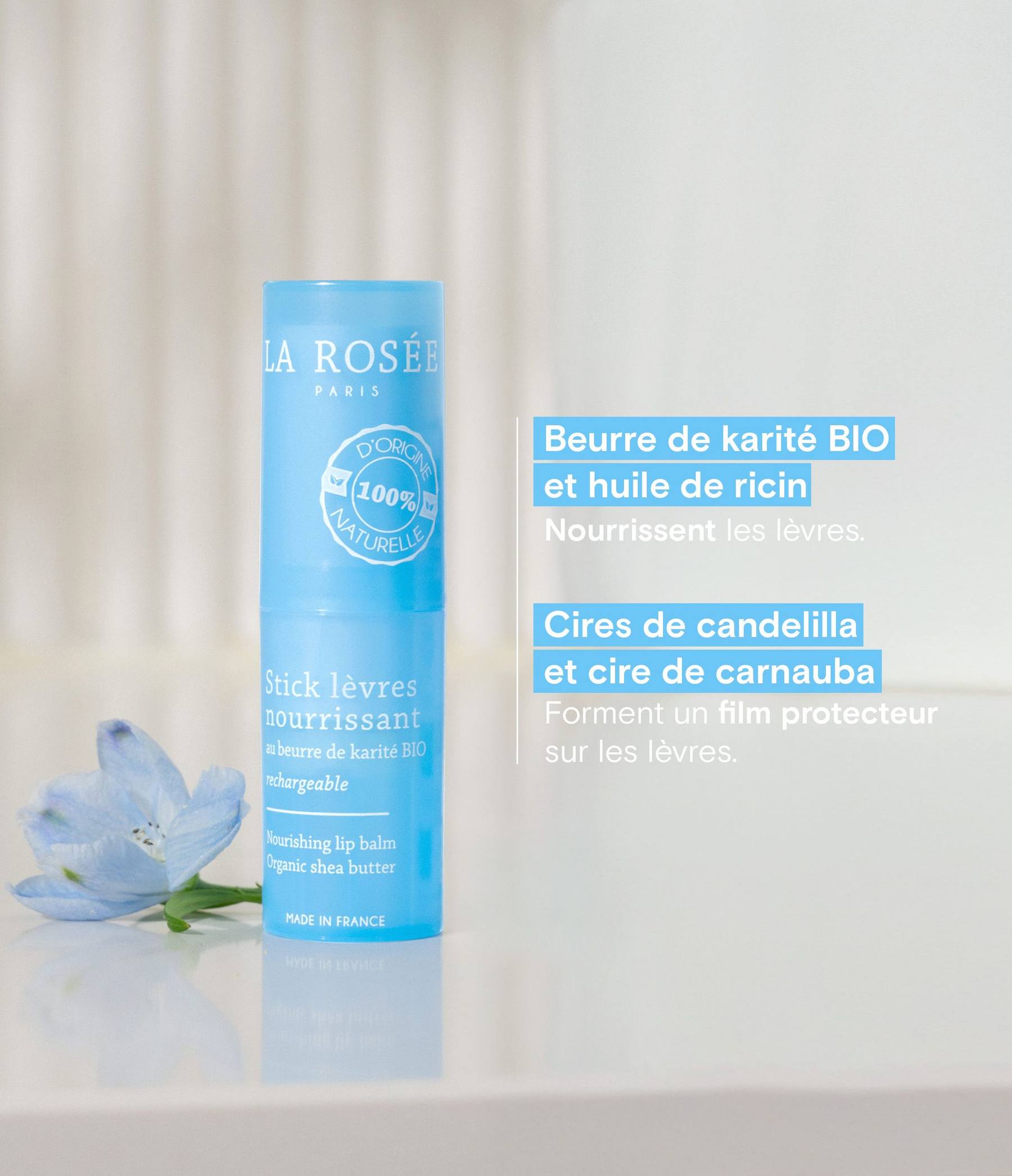 LA ROSEE STICK LEVRES NOURRISSANT RECHARGEABLE 4.5G