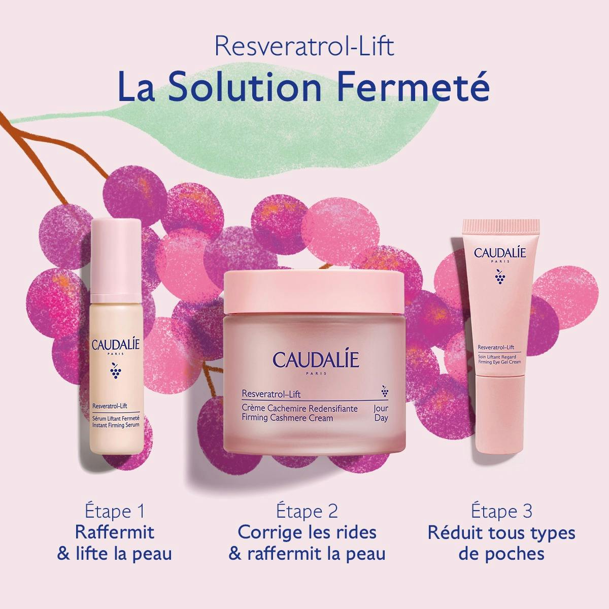 CAUDALIE COFFRET RESVERATROL-LIFT LA SOLUTION FERMETE