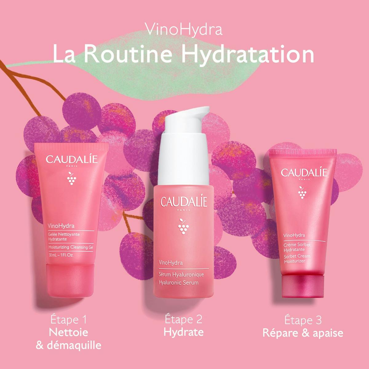 CAUDALIE COFFRET VINOHYDRA ROUTINE HYDRATATION