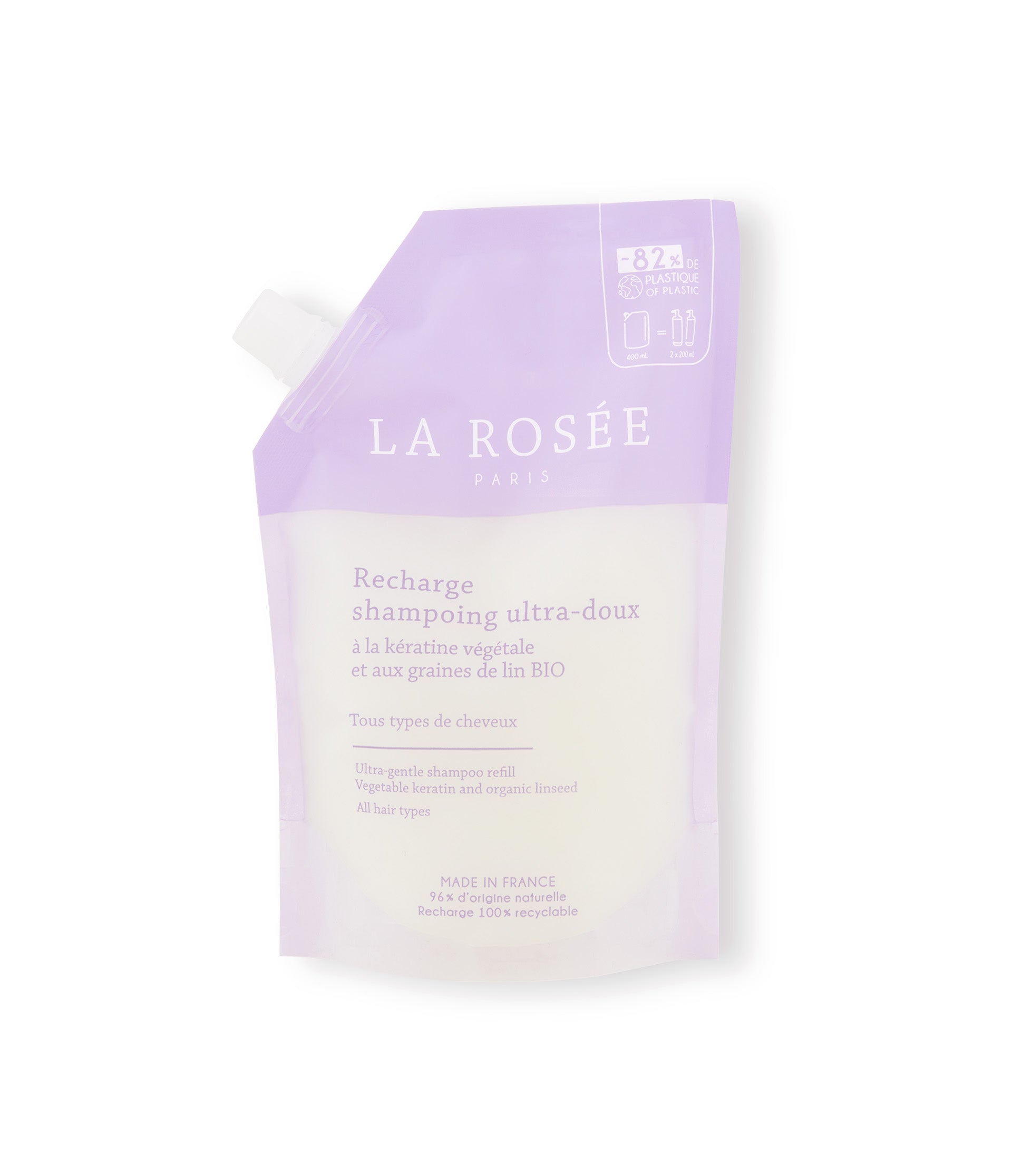 LA ROSEE RECHARGE SHAMPOING ULTRA DOUX 400ML