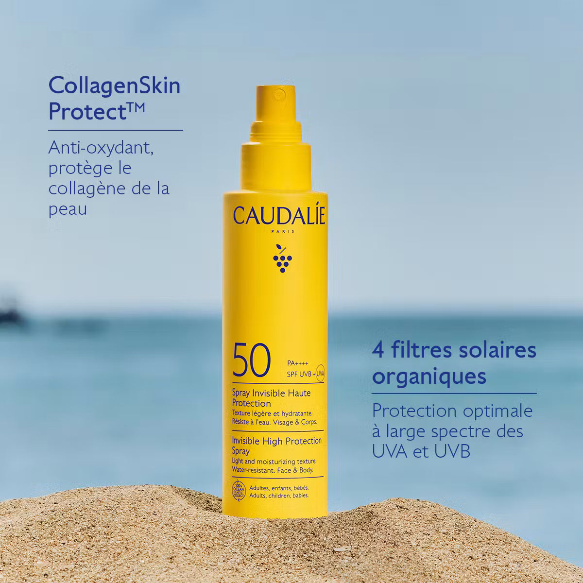 CAUDALIE SPRAY INVISIBLE HAUTE PROTECTION SPF50 75ML