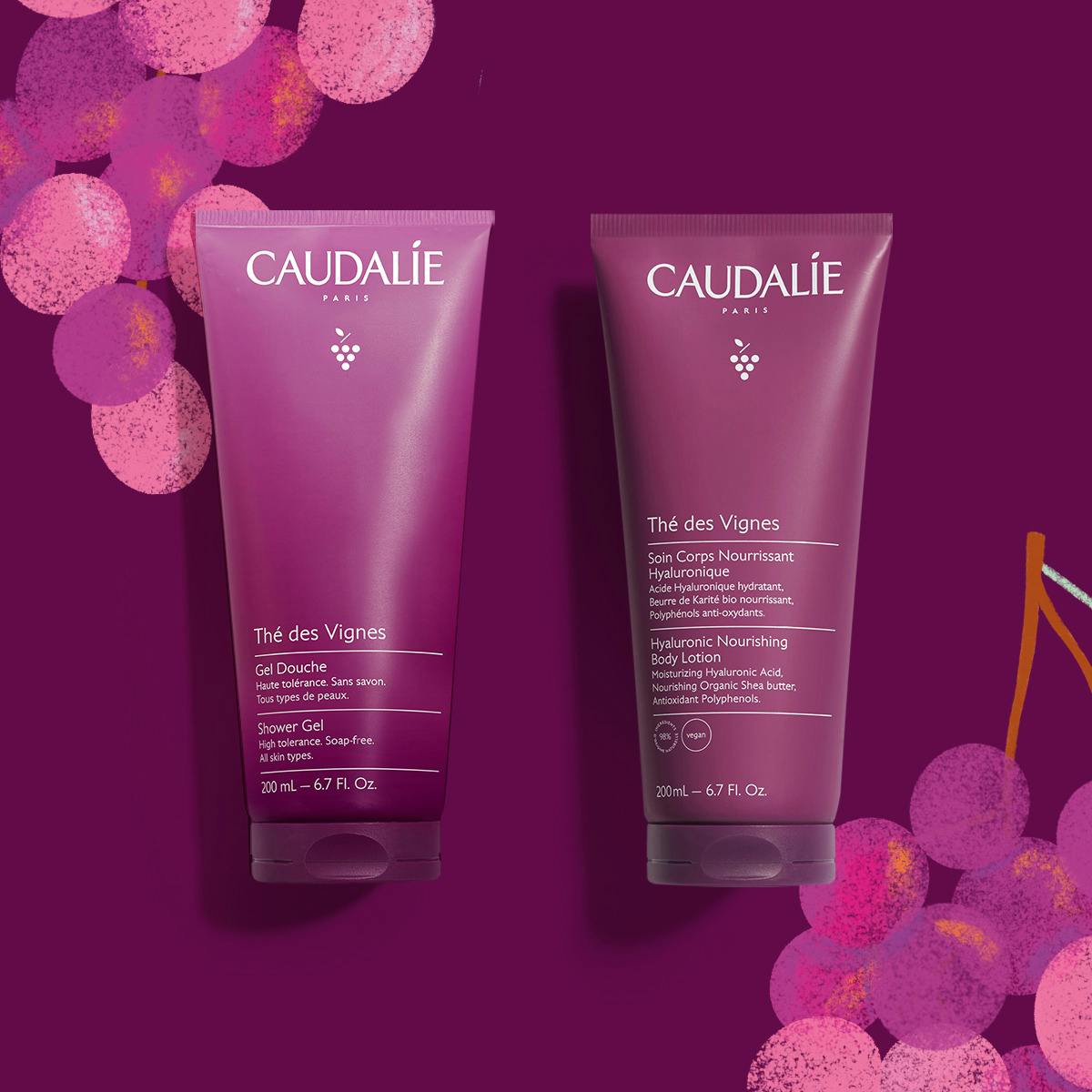 CAUDALIE COFFRET RITUEL CORPS THE DES VIGNES