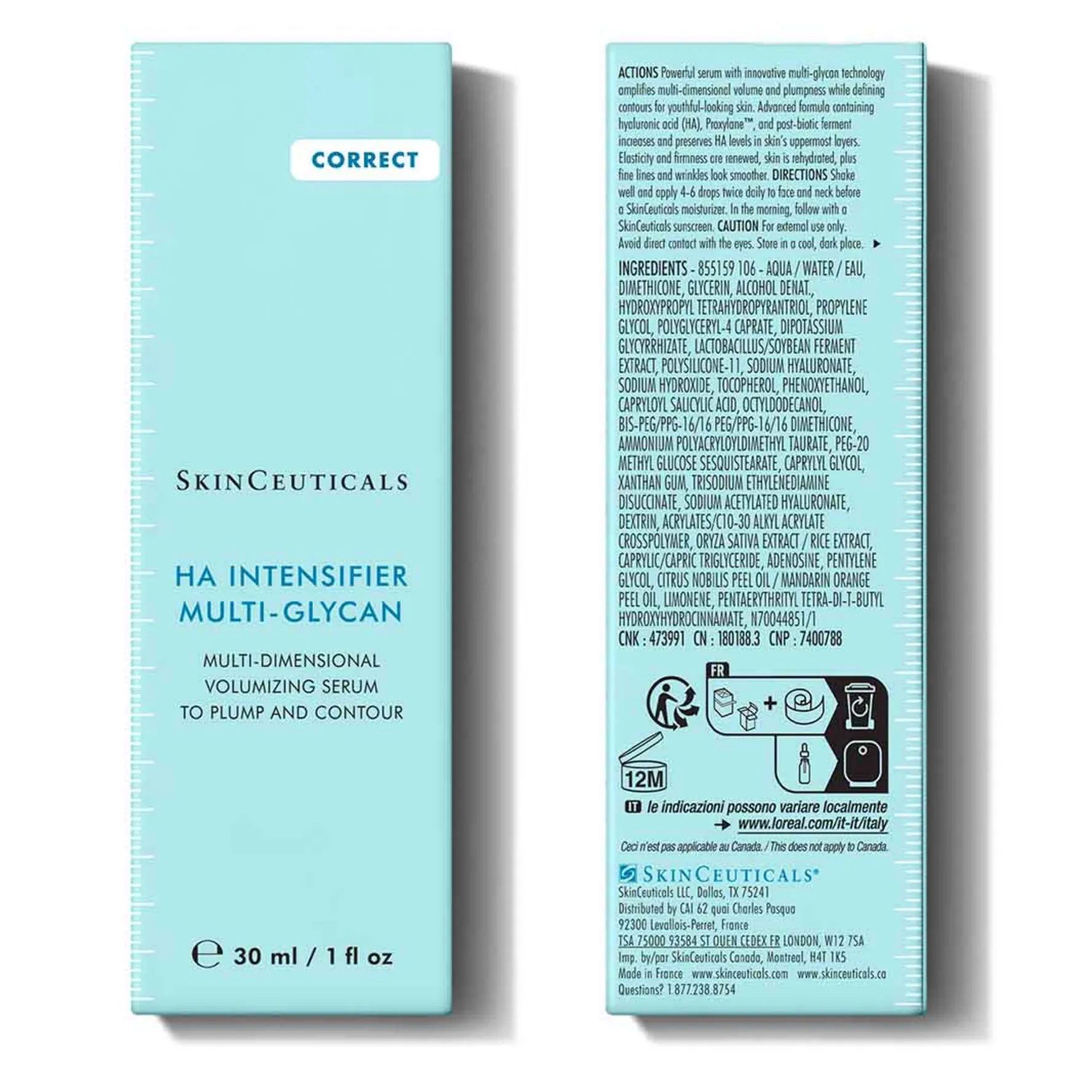 SKINCEUTICALS HA INTENSIFIER SERUM 30ML