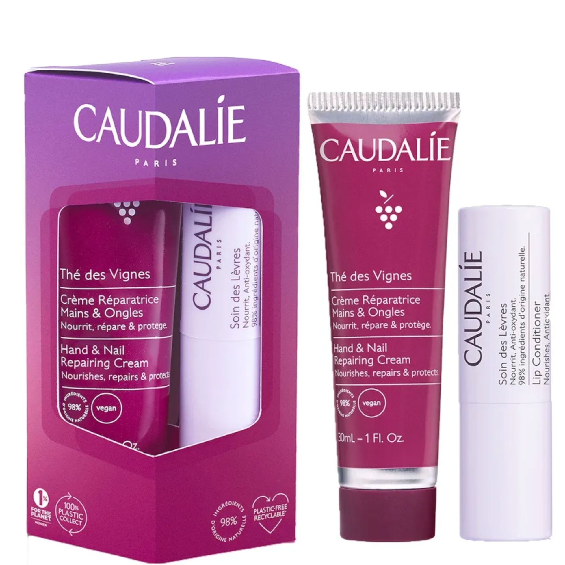 CAUDALIE THE DES VIGNES DUO LIP HAND 2022