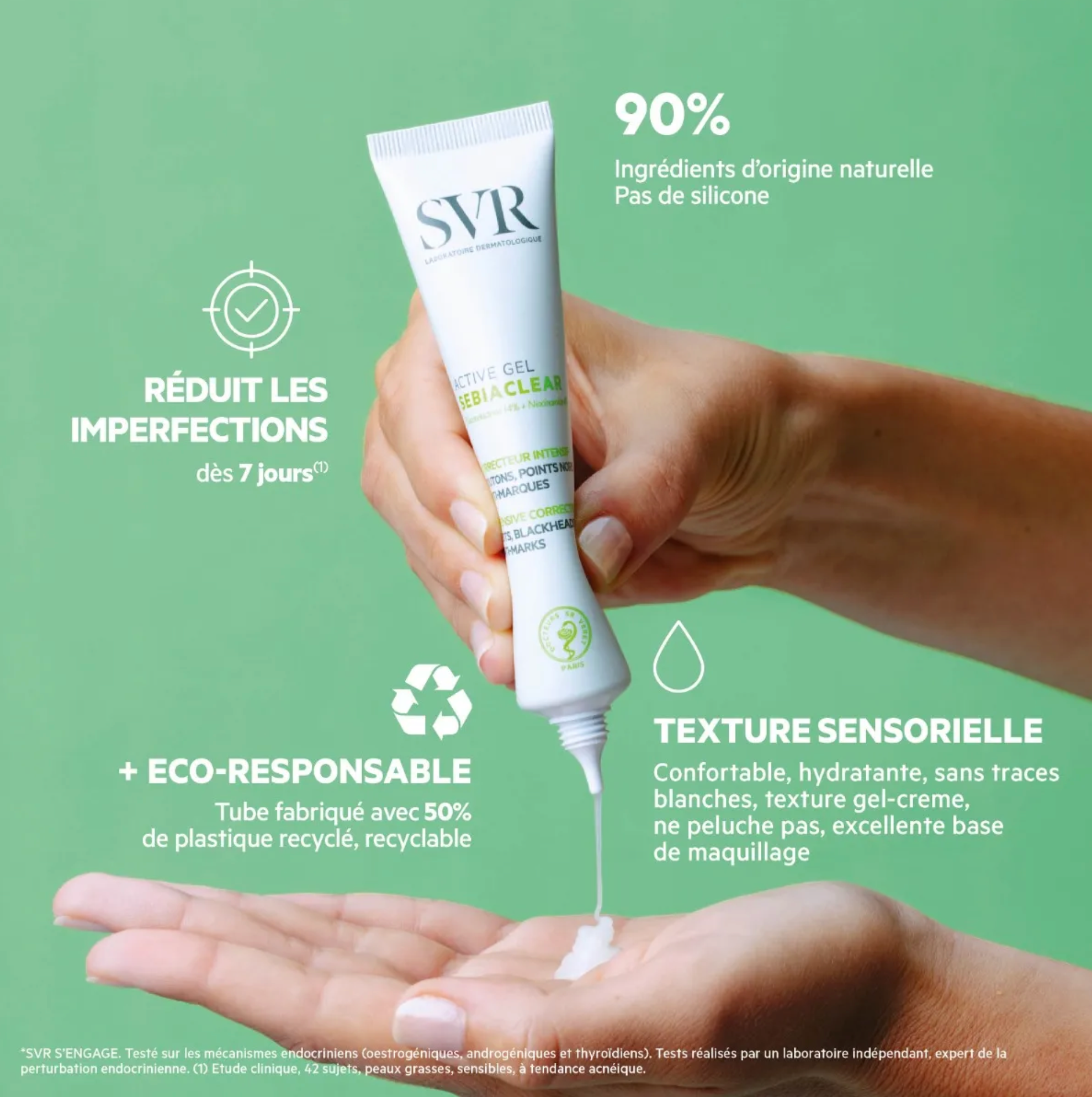 SVR SEBIACLEAR GEL ACTIVE 40ML