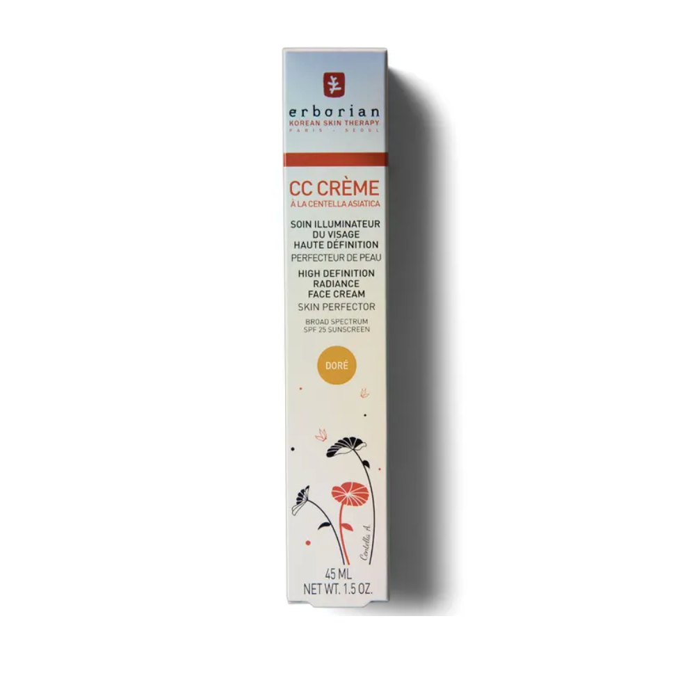 ERBORIAN CC CREME SOIN ILLUMINATEUR DORE SPF25 45ML