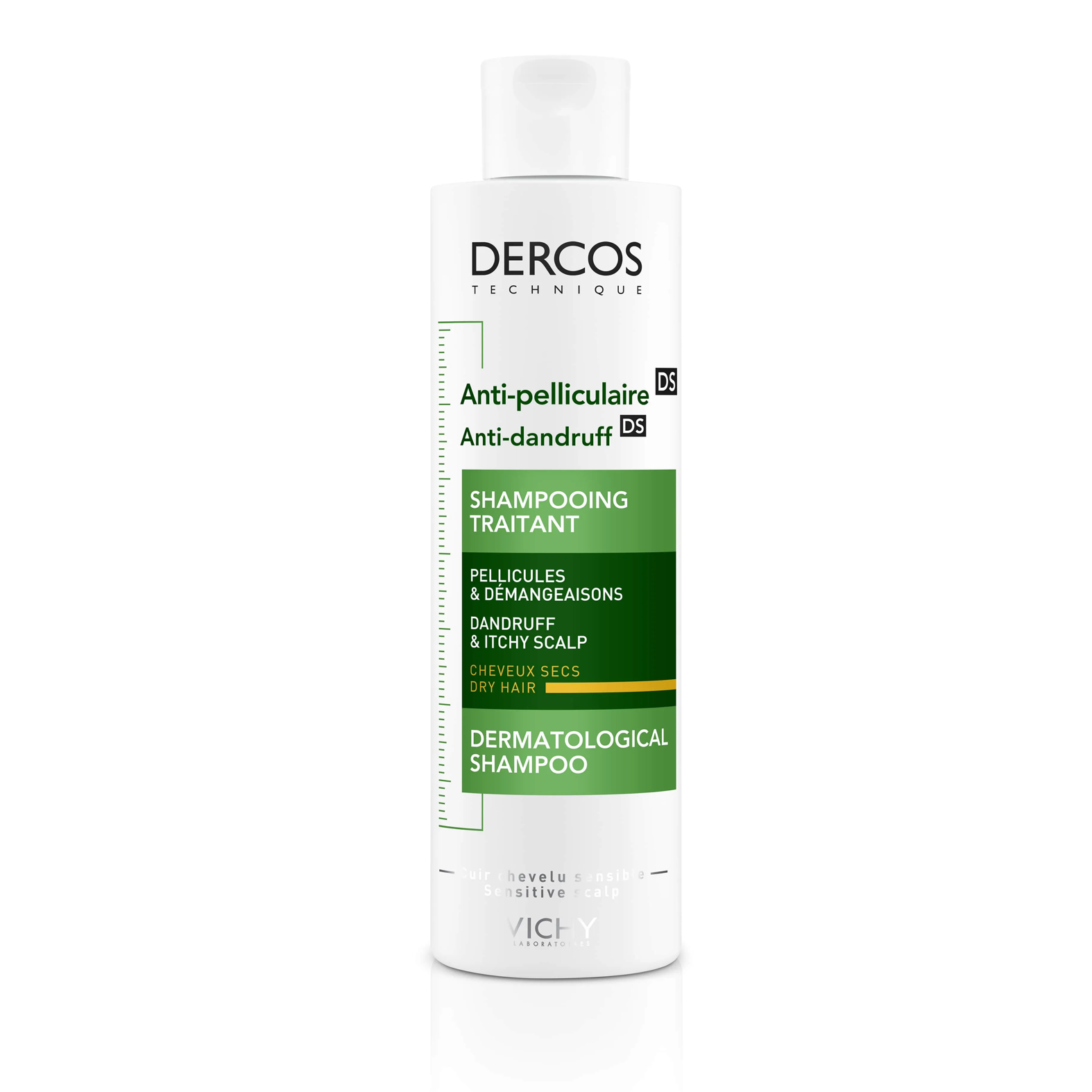 DERCOS SHAMPOING ANTI-PELLICULAIRE DEMANGEAISONS 200ML