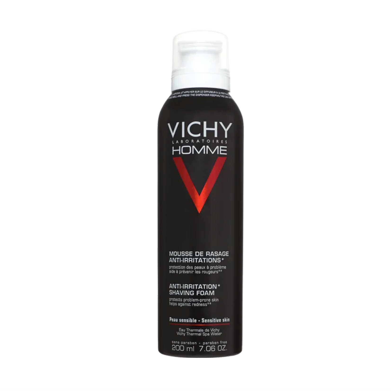 VICHY HOMME MOUSSE A RASER PEAUX SENSIBLES 200ML