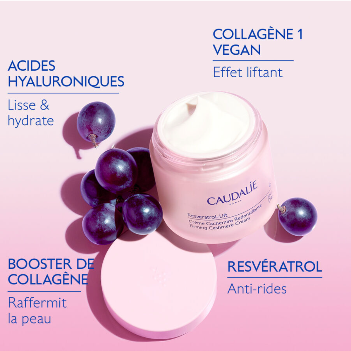 CAUDALIE RECHARGE RESVERATROL-LIFT CACHEMIR 50ML