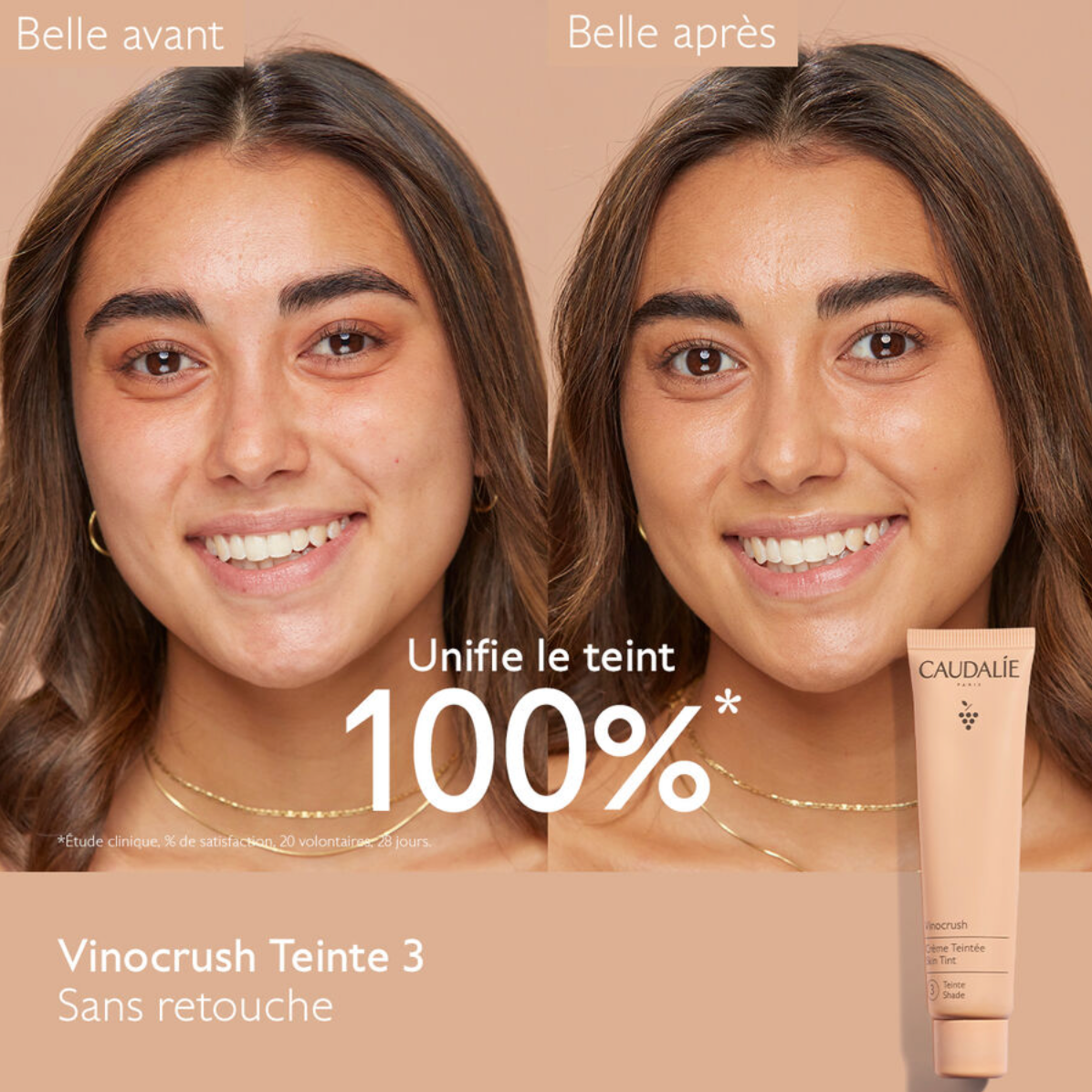 CAUDALIE CREME TEINTEE VINOCRUSH N°2 30ML