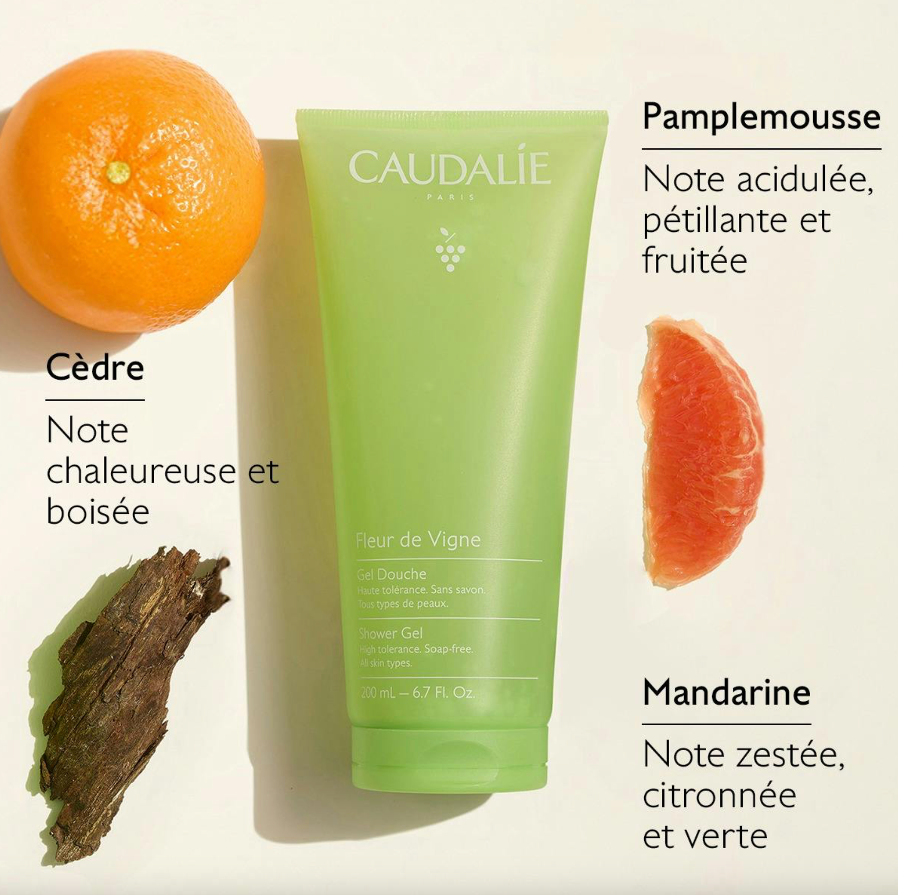 CAUDALIE GEL DOUCHE FLEUR DE VIGNE 200ML