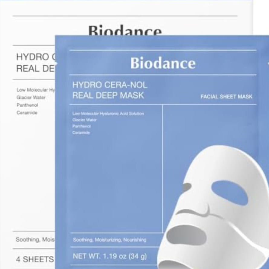 BIODANCE MASQUE VISAGE - HYDRO CERA-NOL REAL DEEP MASK LOT