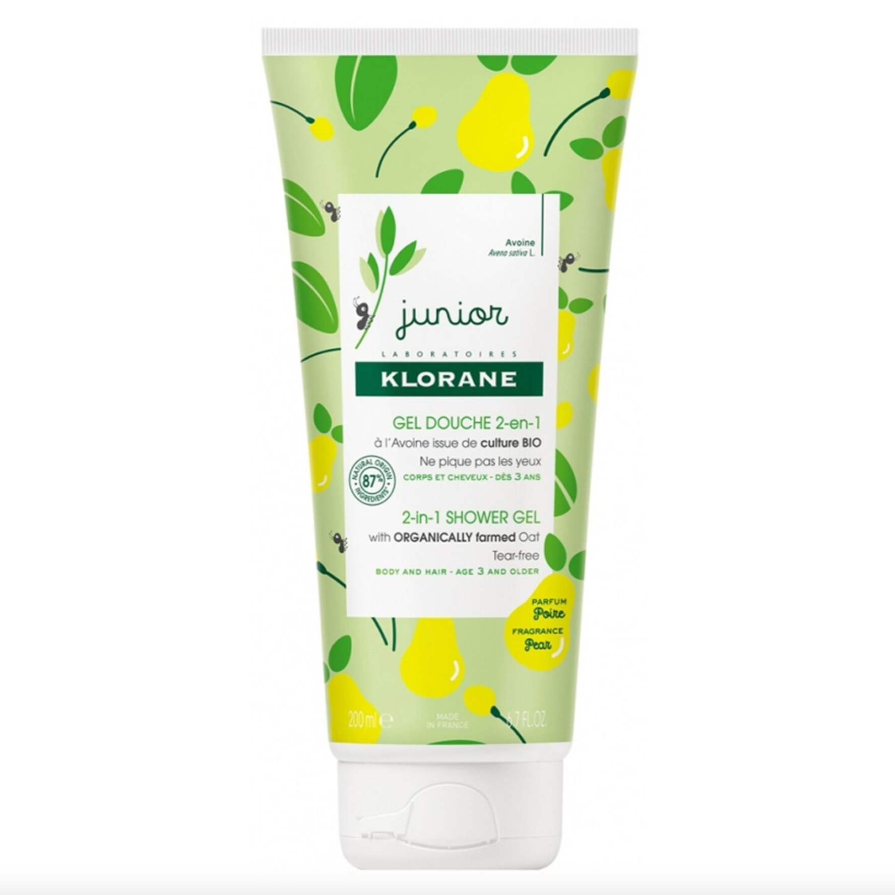 KLORANE JUNIOR GEL DOUCHECH POIRE 200ML
