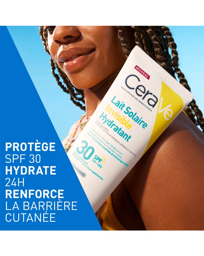 CERAVE LAIT SOLAIRE INVISIBLE HYDRATANT SPF30 177ML