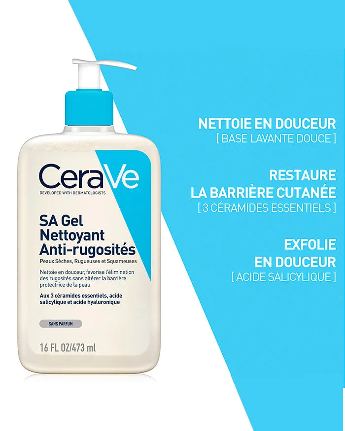 CERAVE GEL NETTOYANT ANTI-RUGOSITES 236ML