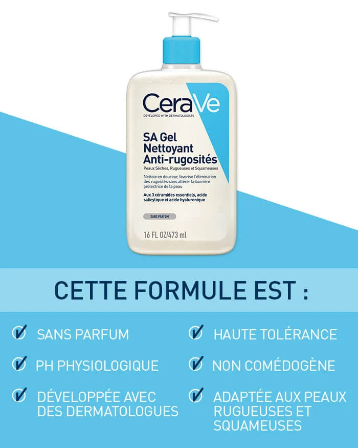 CERAVE GEL NETTOYANT ANTI-RUGOSITES 236ML