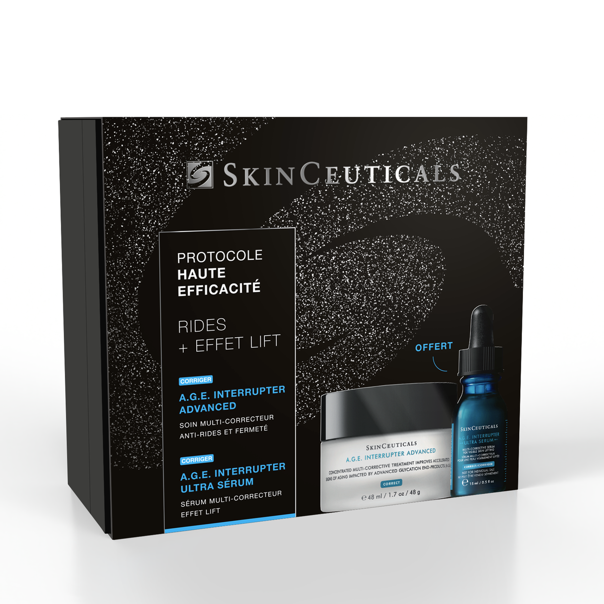 SKINCEUTICALS COFFRET PROTOCOLE HAUTE EFFICACITE RIDES + EFFET LIFT