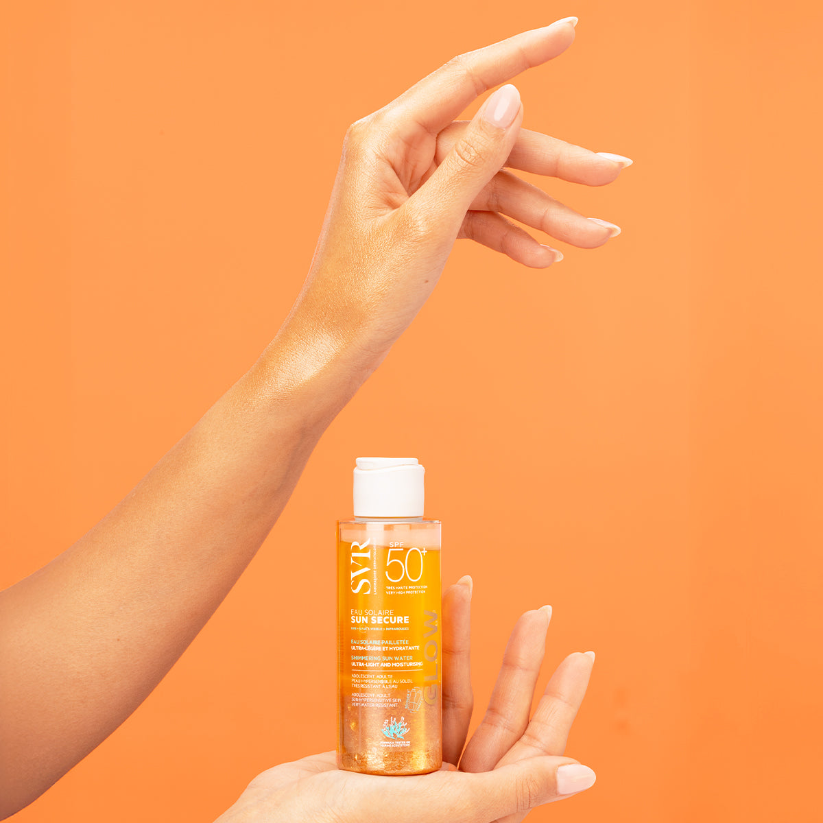 SVR SUN SECURE EAU SOLAIRE GLOW SPF50+ 100ML