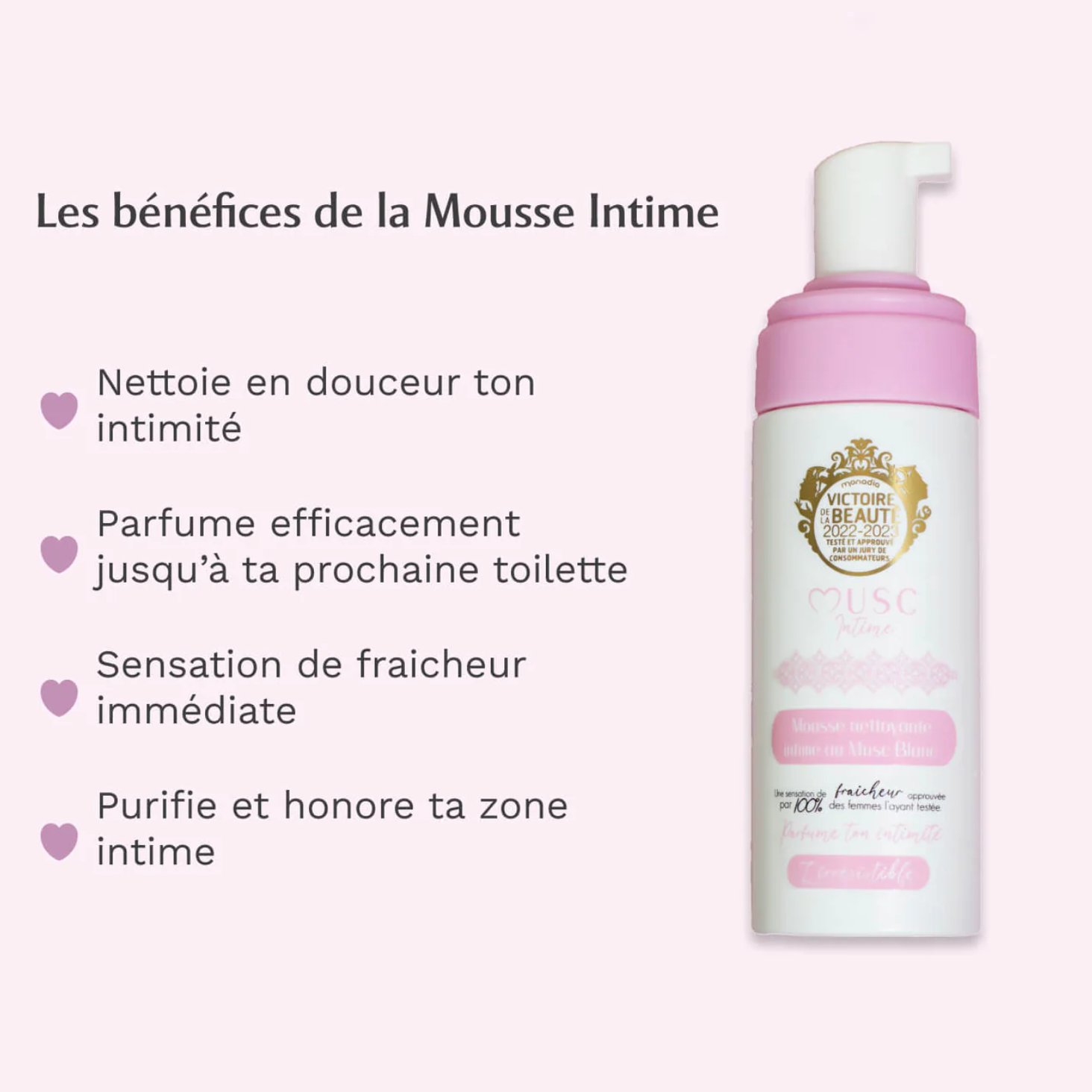 MUSC INTIME MOUSSE INT MUSC BLANC 150ML