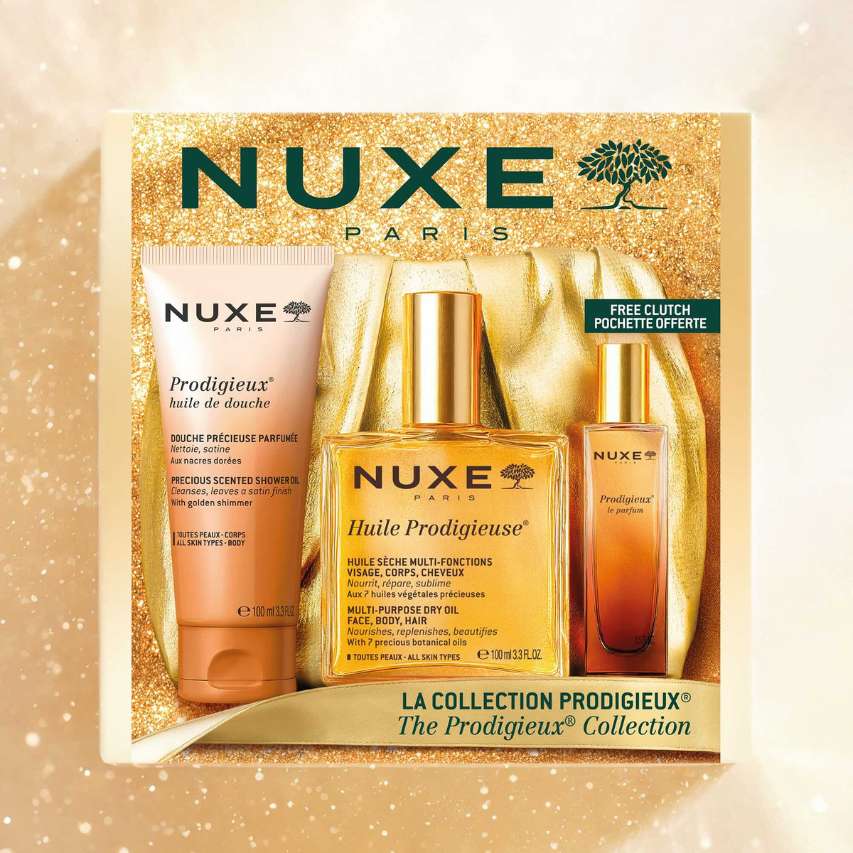 NUXE COFFRET NOEL LA COLLECTION PRODIGIEUX