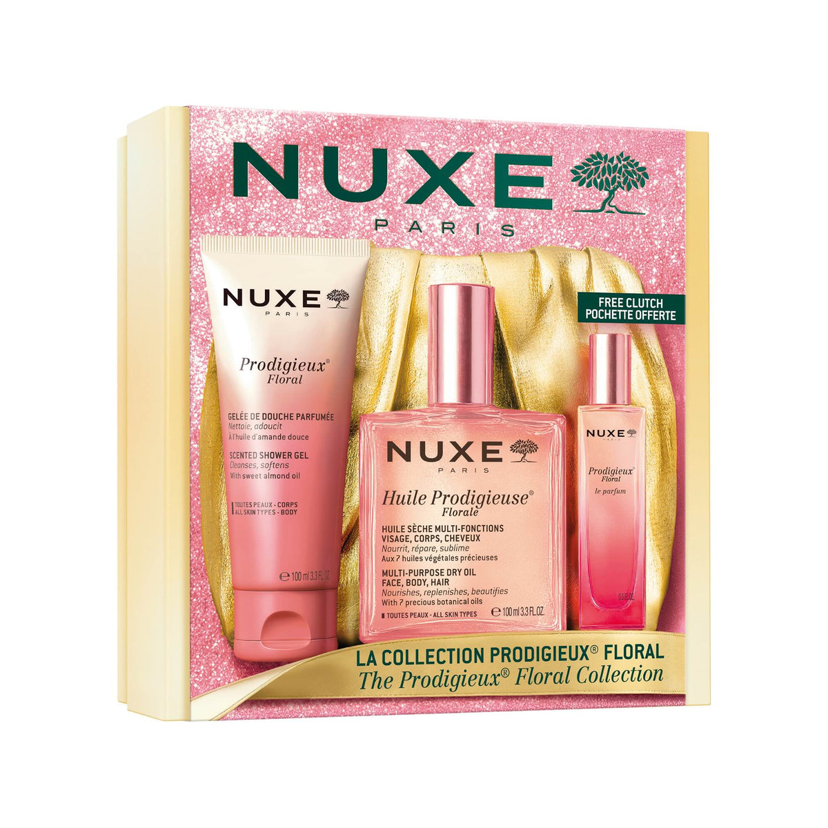 NUXE COFFRET NOEL LA COLLECTION PRODIGIEUX FLORAL