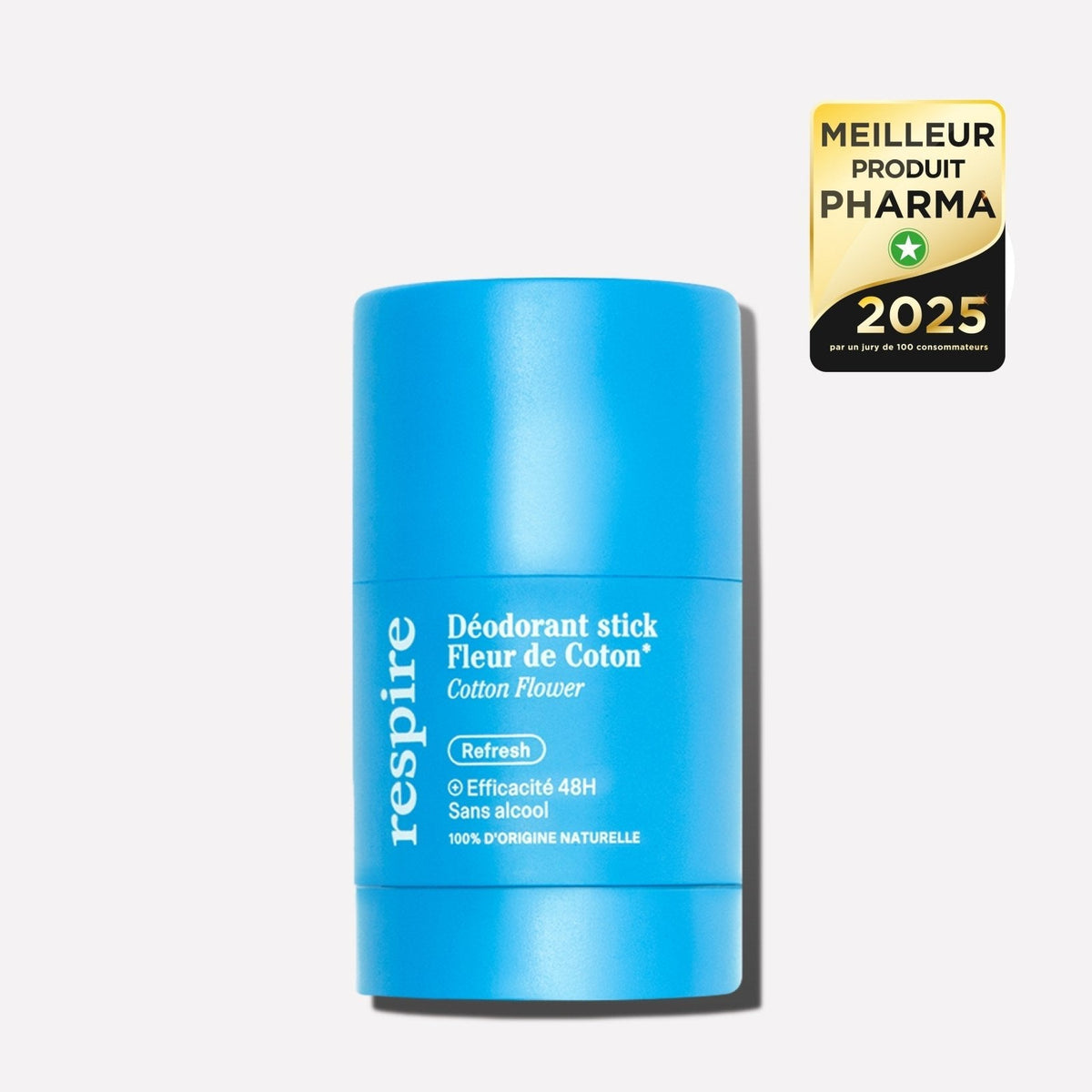 RESPIRE DEODORANT STICK FLEUR DE COTON 50G