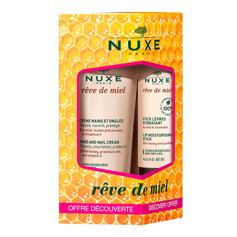 NUXE REVE DE MIEL OFFRE DECOUVERTE CREME MAINS + STICK LEVRES