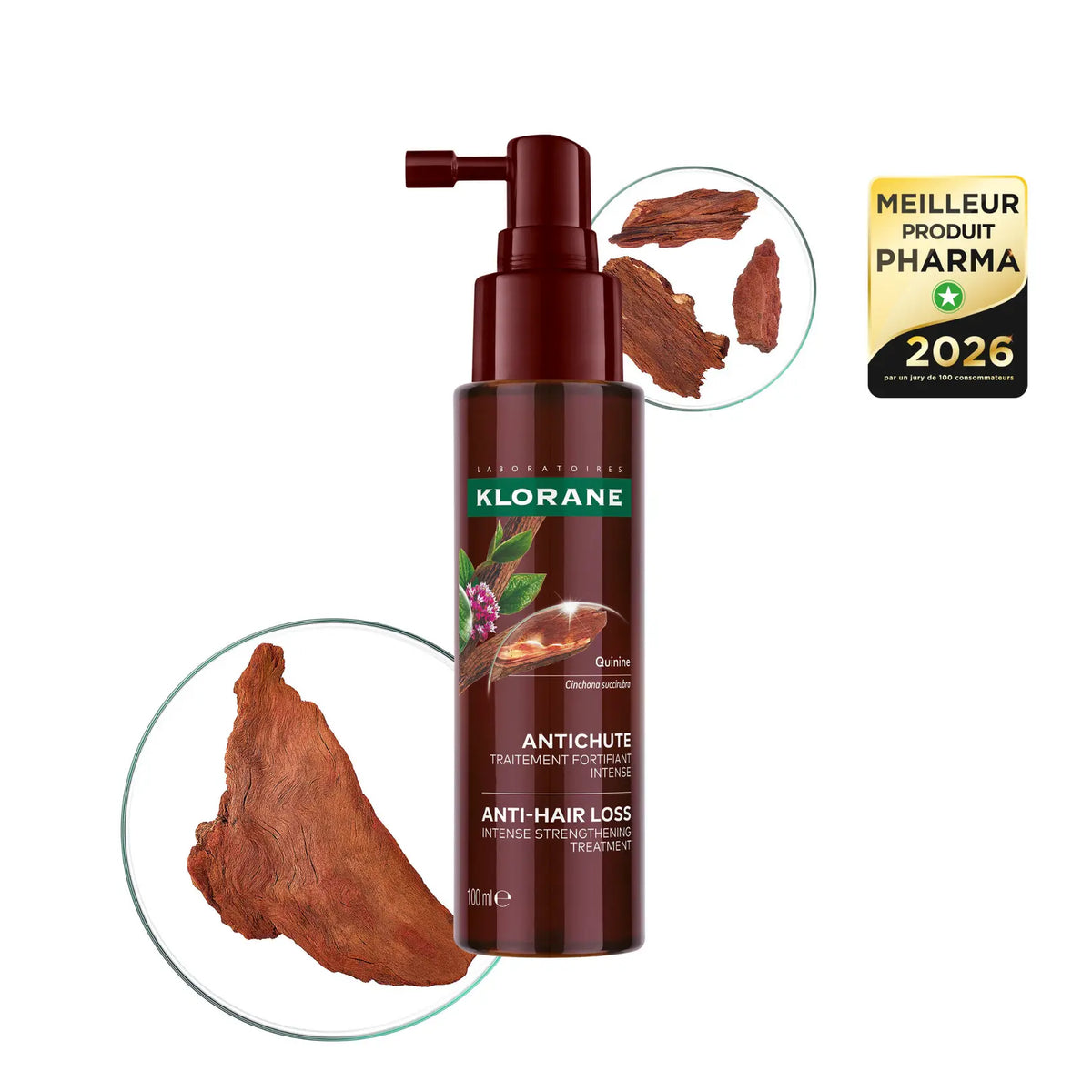 KLORANE ANTICHUTE TRAITEMENT FORTIFIANT INTENSE QUININE 100ML