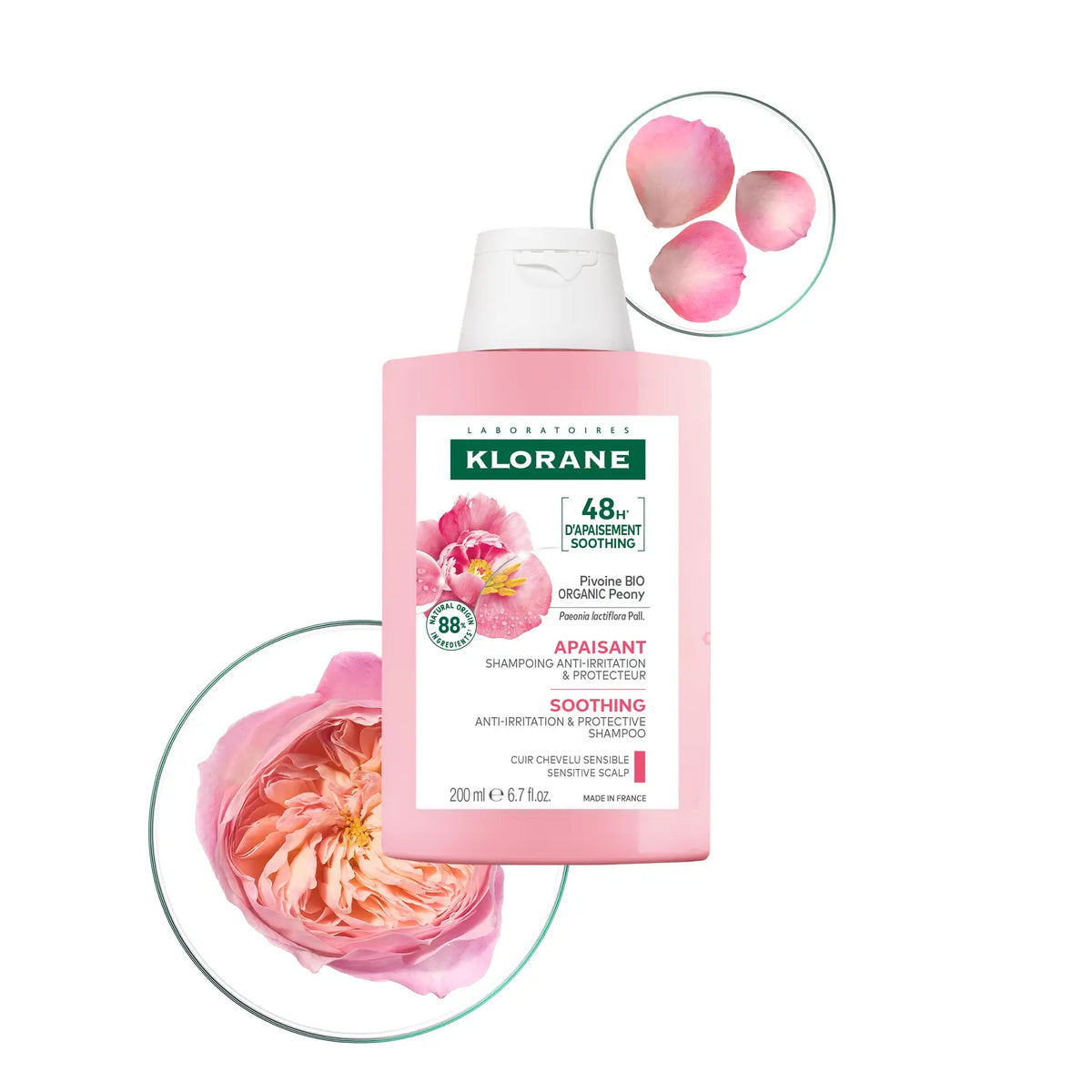 KLORANE APAISANT SHAMPOING ANTI-IRRITATION & PROTECTEUR PIVOINE BIO 200ML