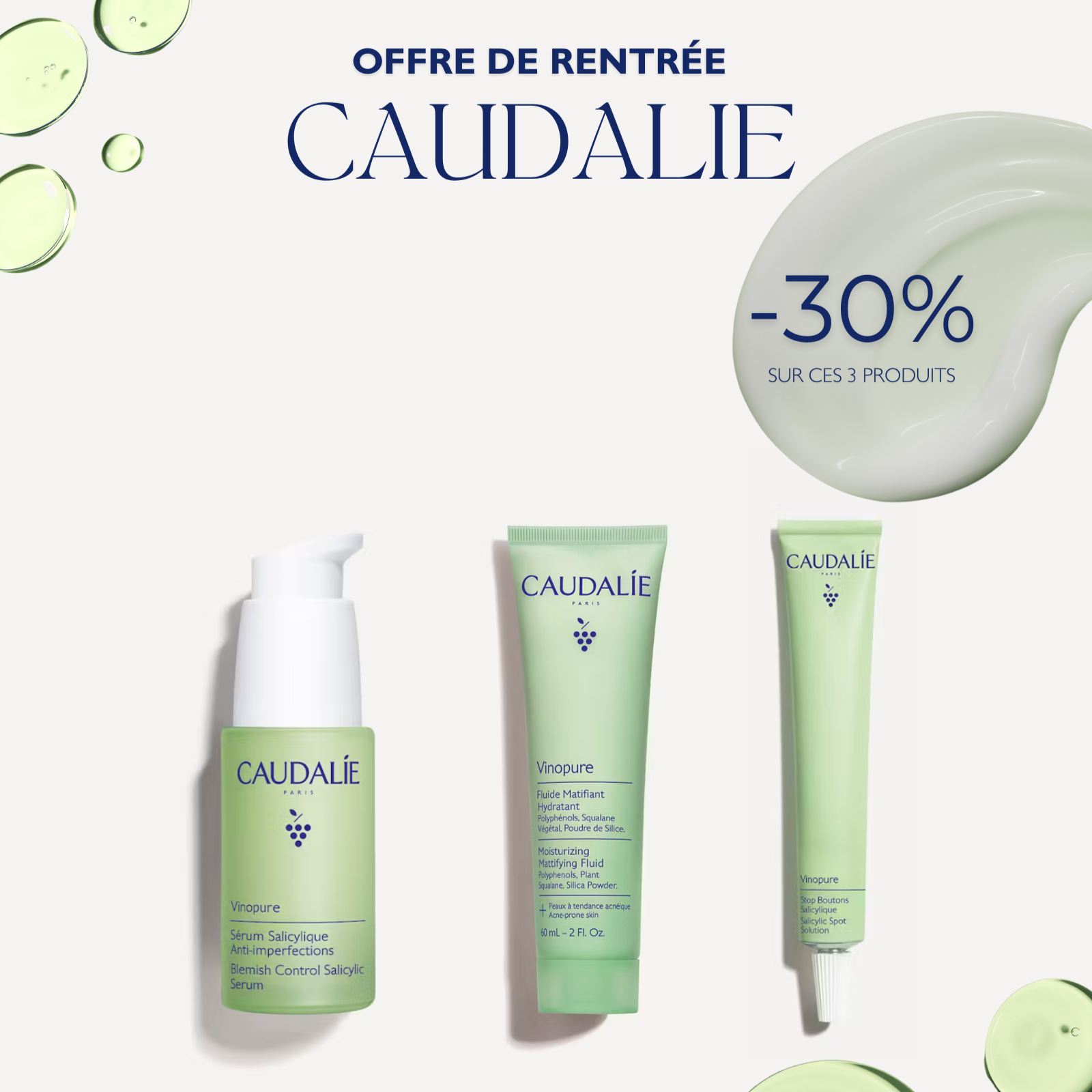 Promotion caudalie rentrée 
