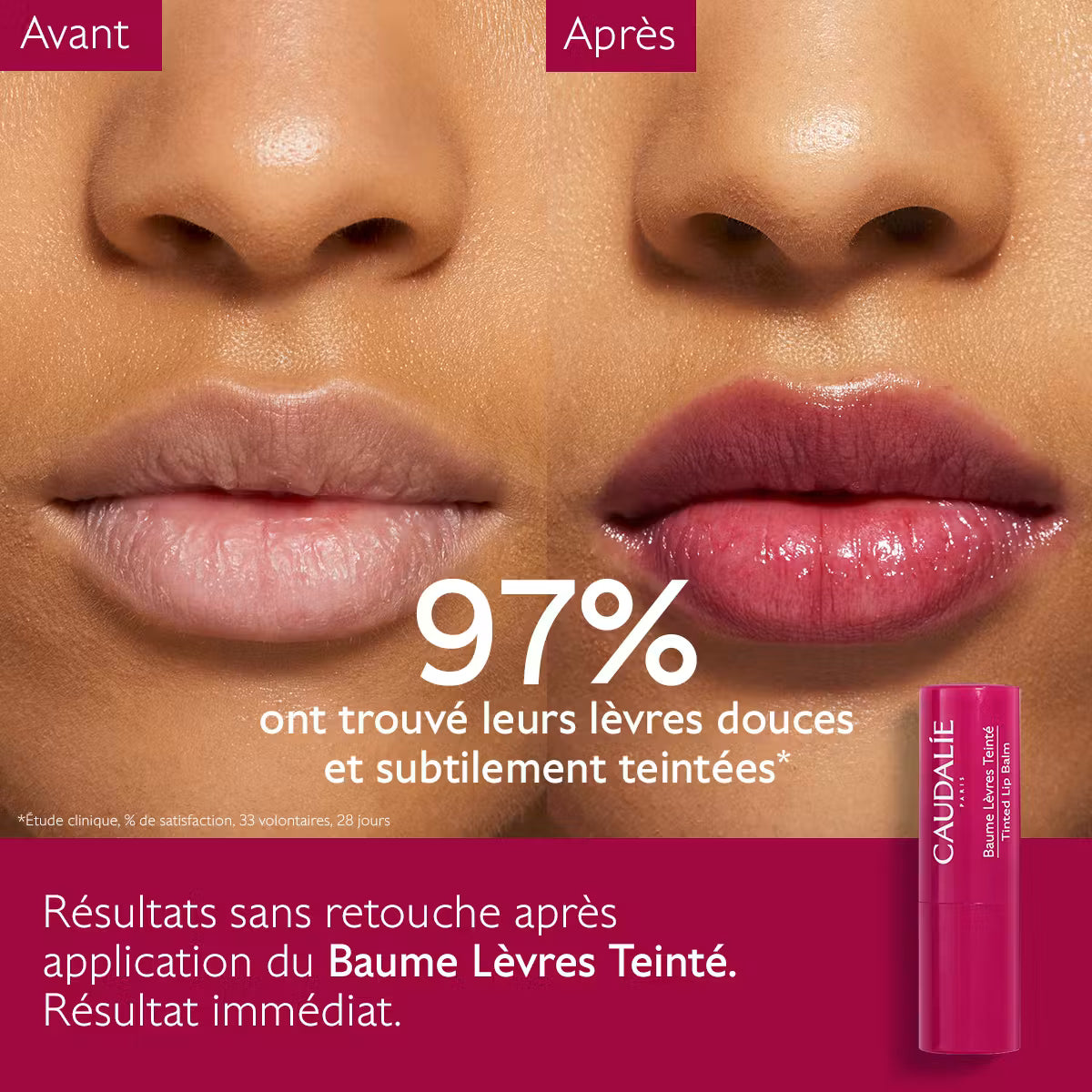 CAUDALIE BAUME LEVRES TEINTE 4G5