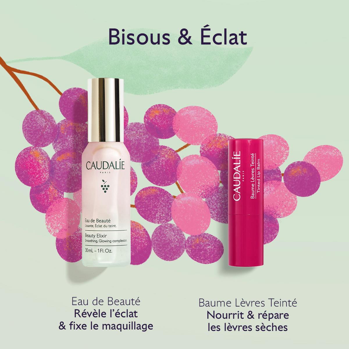 CAUDALIE COFFRET BISOUS & ECLAT