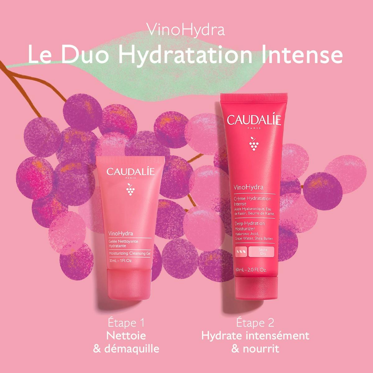 CAUDALIE COFFRET VINOHYDRA DUO HYDRATATION INTENSE