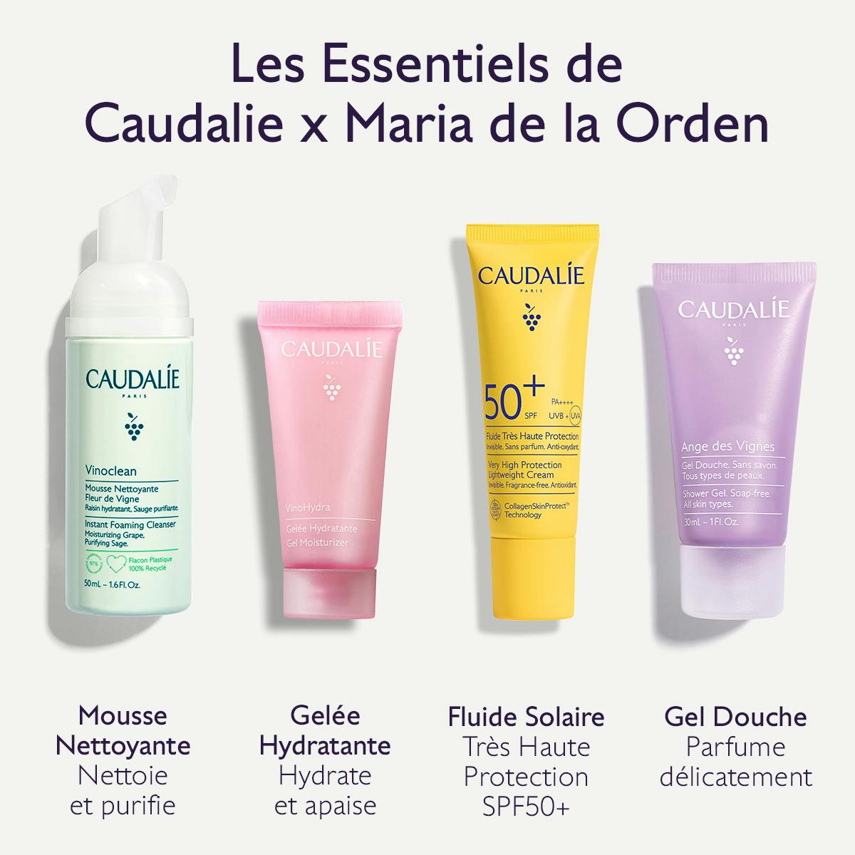 CAUDALIE TROUSSE LES ESSENTIELS DE CAUDALIE x MARIA DE LA ORDEN