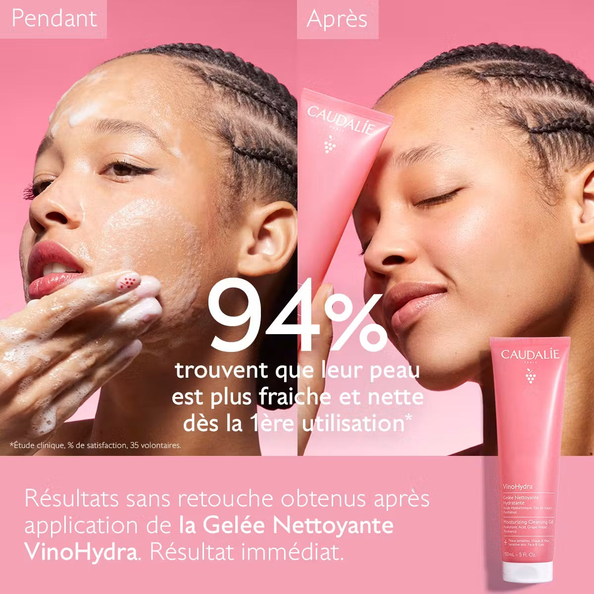 CAUDALIE VINOHYDRA GELEE NETTOYANTE HYDRATANTE 150ML