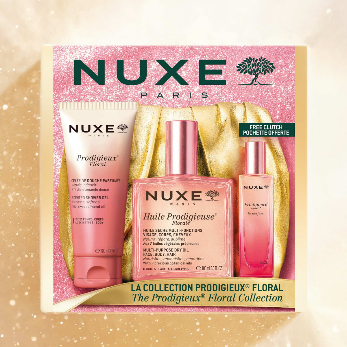 NUXE COFFRET NOEL LA COLLECTION PRODIGIEUX FLORAL