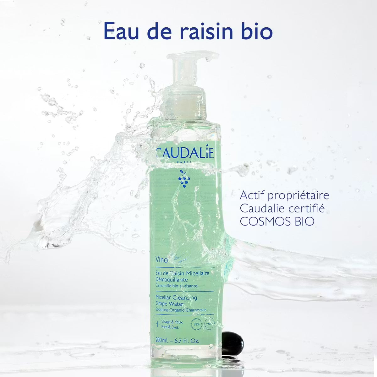 CAUDALIE VINOCLEAN EAU MICELLAIRE DEMAQUILLANTE 400ML