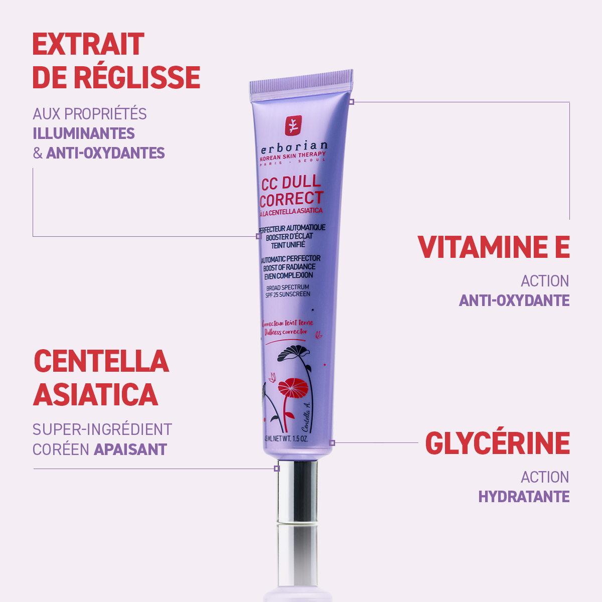 ERBORIAN CC DULL CORRECT SPF25 45ML