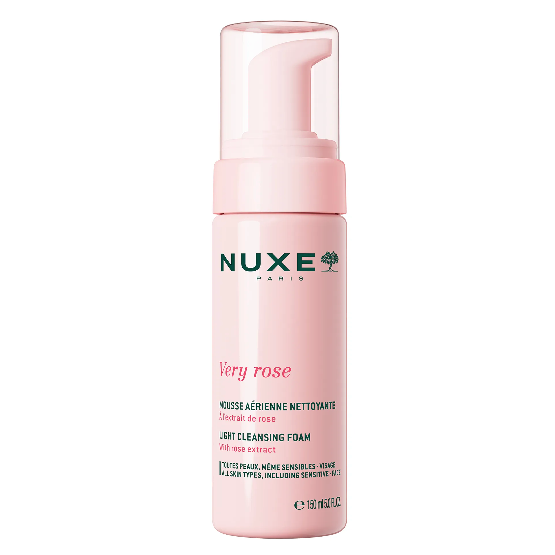 Mousse Aérienne Nettoyante, Very Rose 150ml