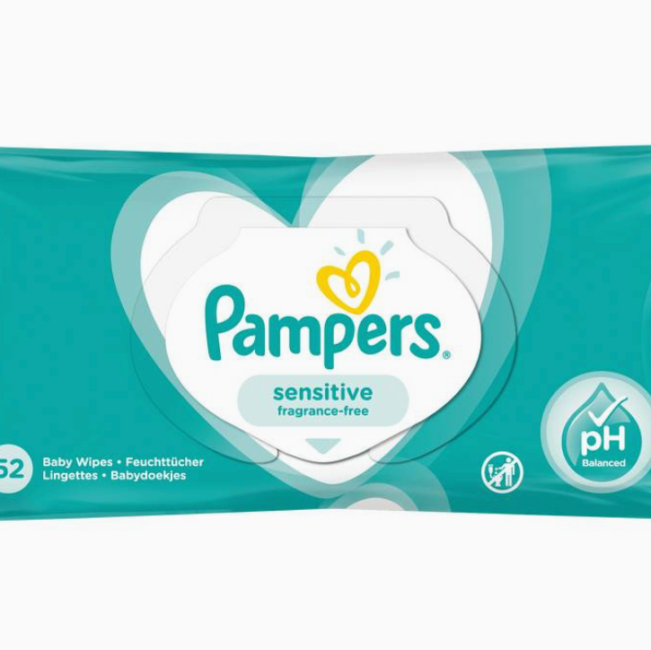 PAMPERS BEBE LINGETTES SENSITIVE / X52