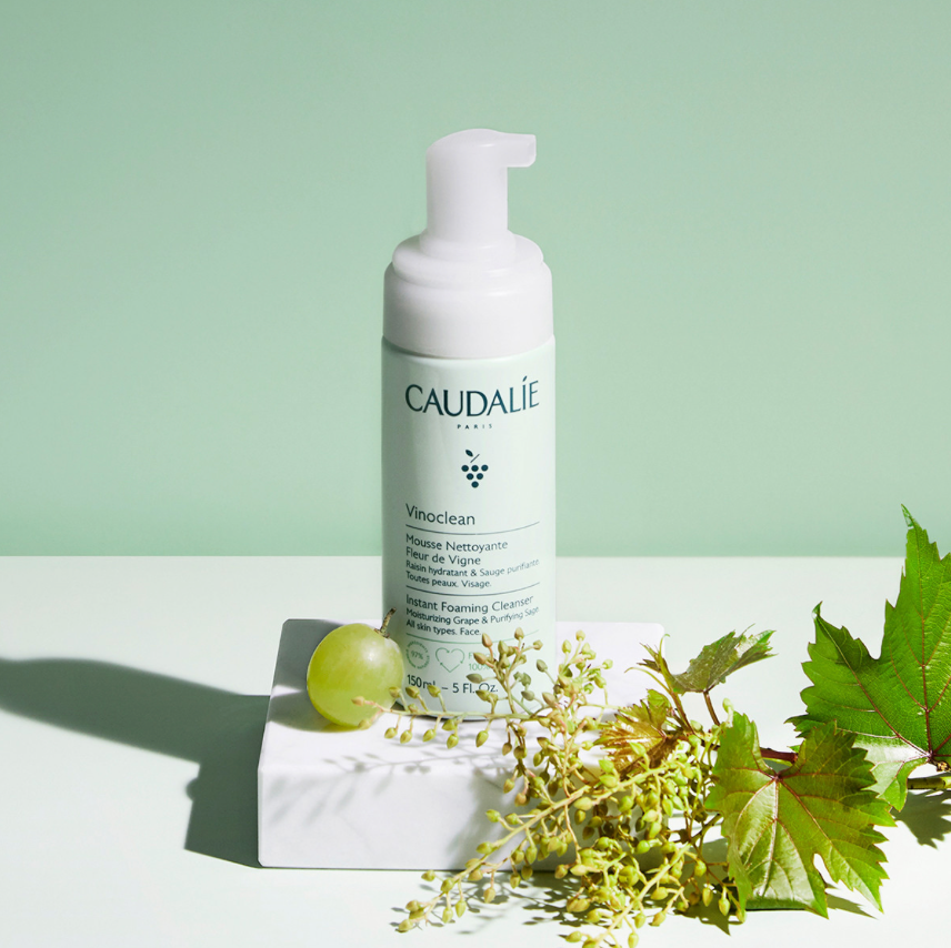CAUDALIE VINOCLEAN MOUSSE NETTOYANTE FLEUR DE VIGNE 150ML X2