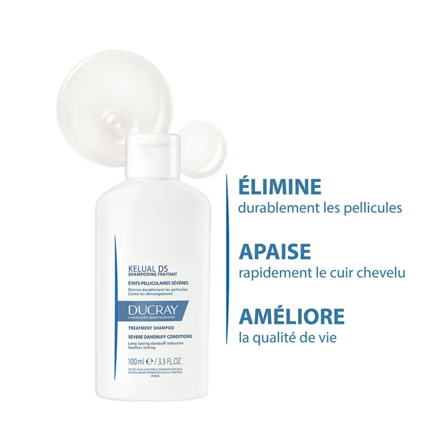 DUCRAY KELUAL DS SHAMPOOING TRAITANT ANTIPELLICULLAIRE 100ML