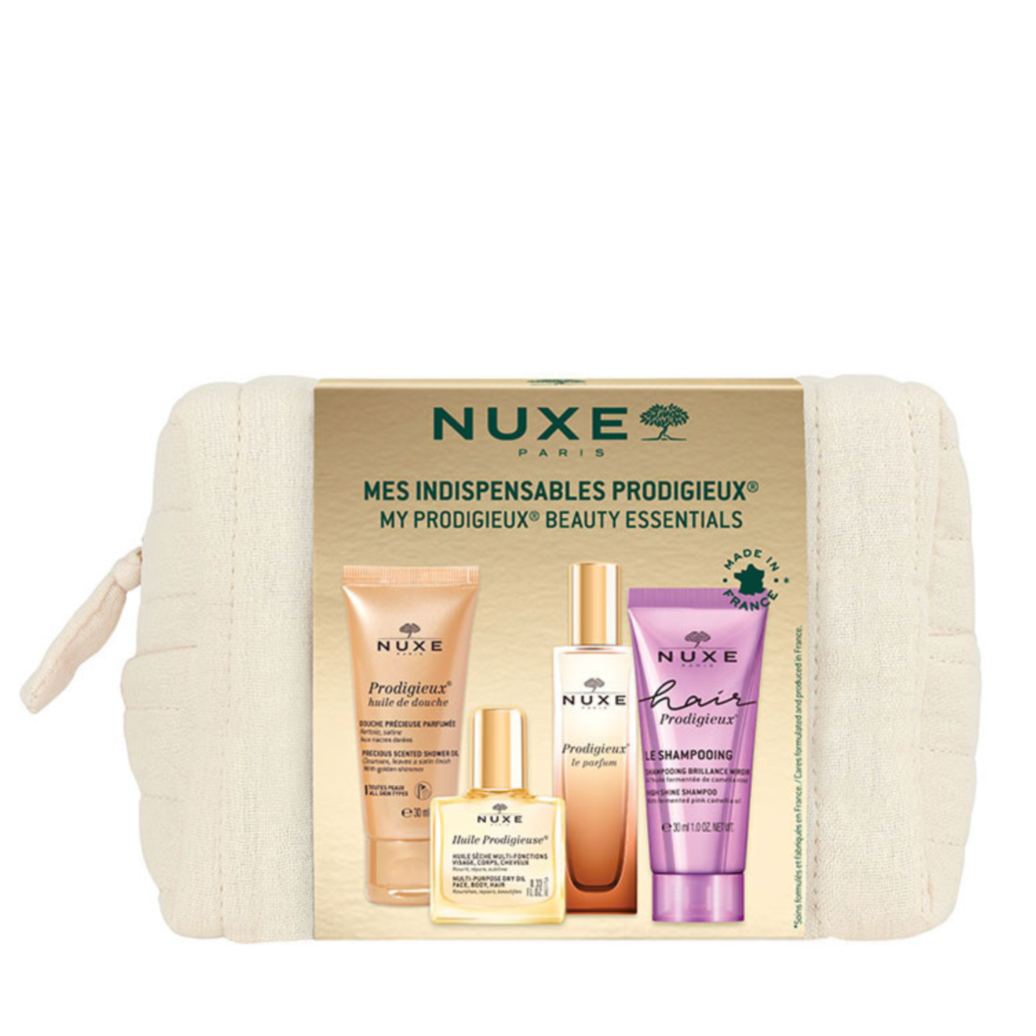 NUXE TROUSSE PRODIGIEUSE 2024 4PRODUITS