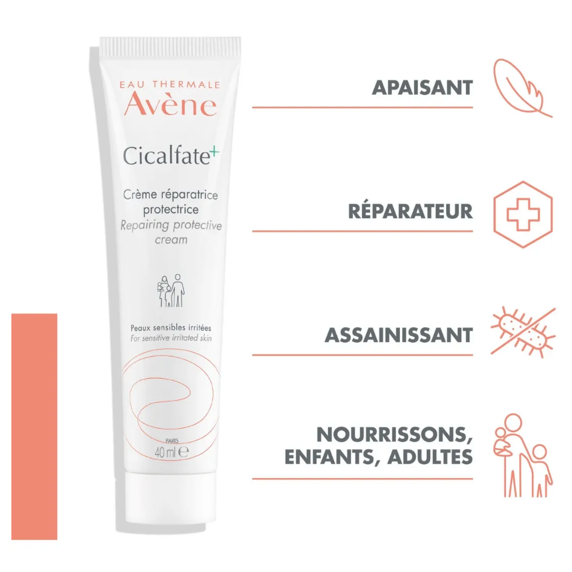 EAU THERMALE AVENE CICALFATE CREME REPARATRICE  40ML