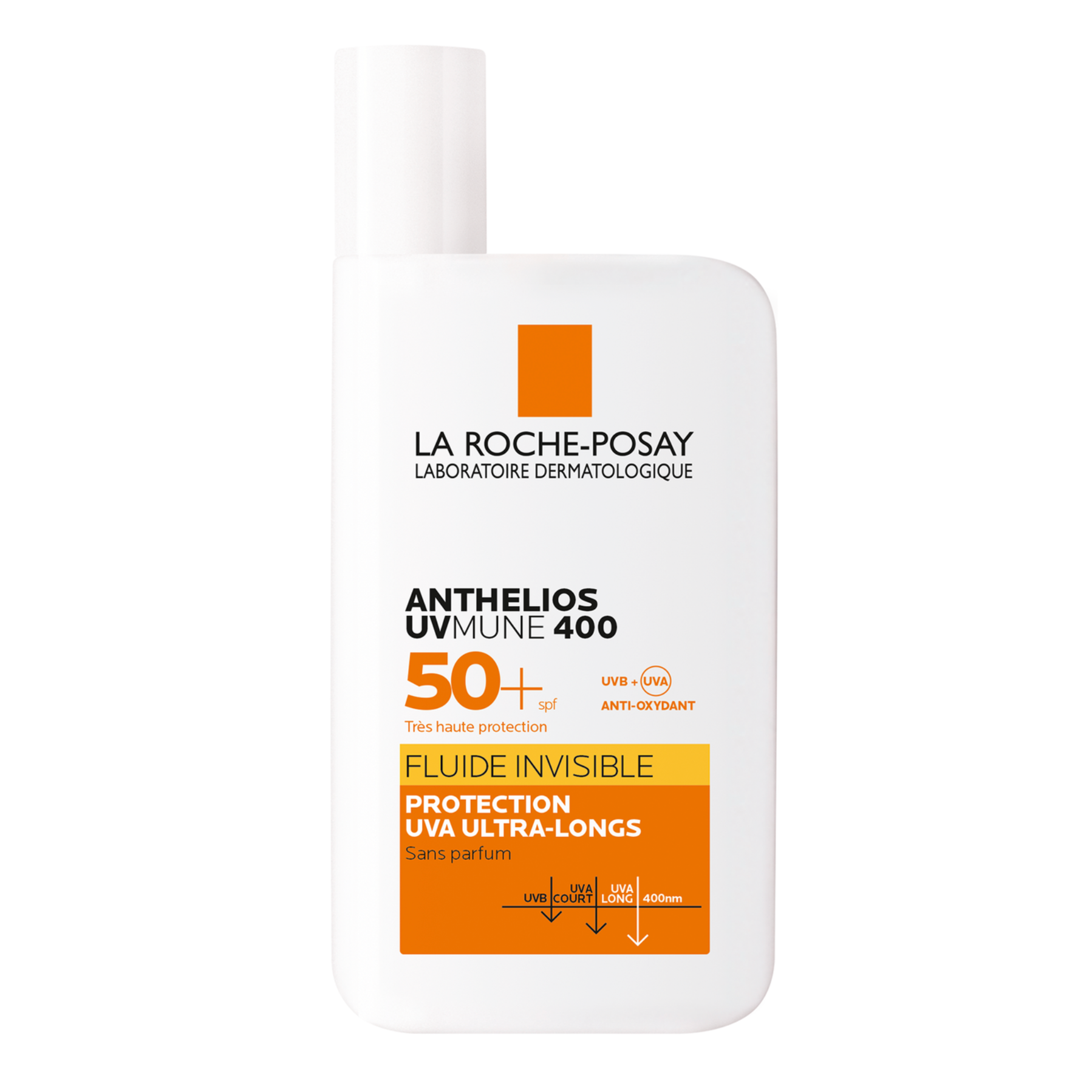 LA ROCHE POSAY ANTHELIOS 50+ UVMUNE 400 FLUIDE INVISIBLE AVEC PARFUM TEINTE 50ML