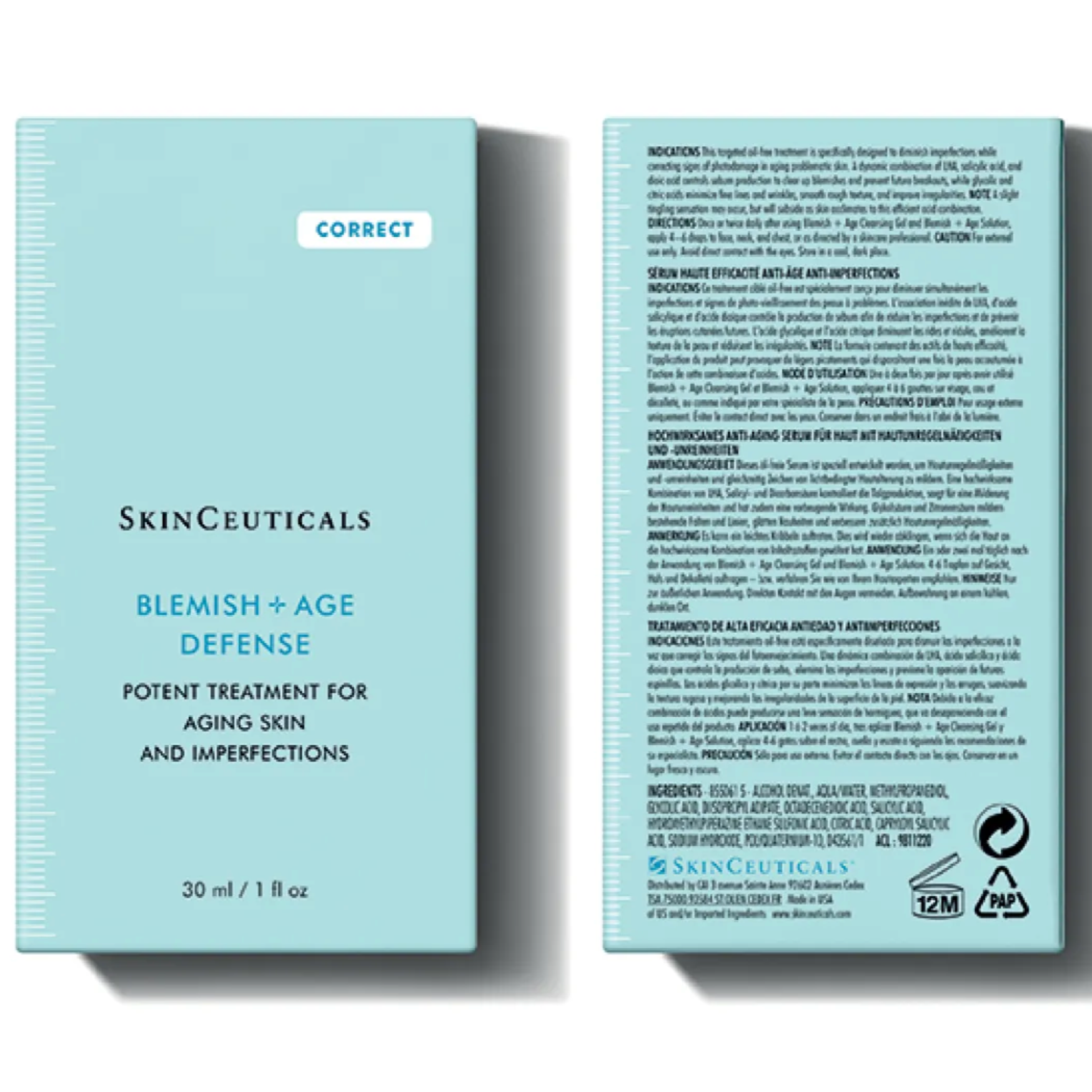SKINCEUTICALS BLEMISH+ AGE DEFENSE 30ML