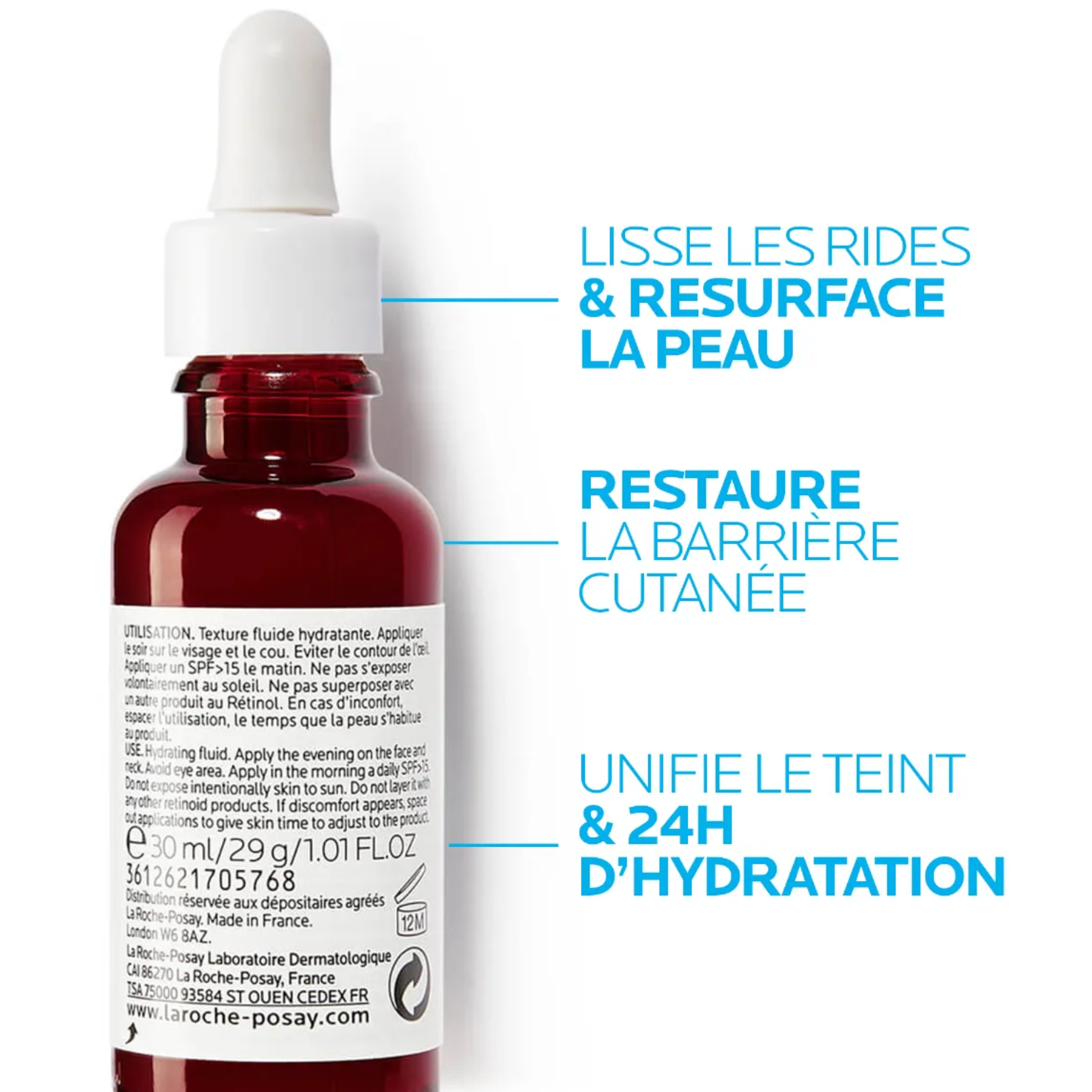 LA ROCHE POSAY RETINOL B3 SERUM ANTIRIDES REGENERANT RESURFACANT 30ML